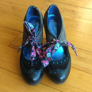 Poetic Licence London Fool Proof Suede Platform Heels